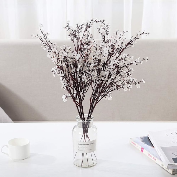 6 stjälkar konstgjorda gypsophilablommor