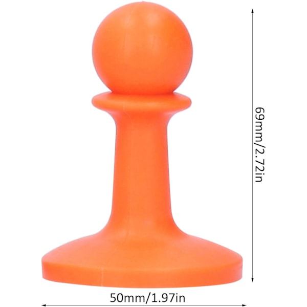 8 st Tält Åskskydd Tältstång Stöd Åskskydd för Utomhuscamping Vandring Tälttillbehör (Orange)