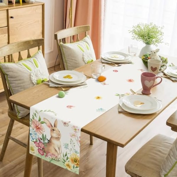 Kaninblommor Våren Sommaren Säsongsbetonad Semester Kök Matbord Dekoration för Inomhus Utomhus Hem Fest Dekor