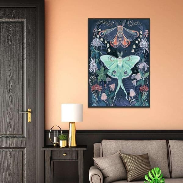 5D olohuoneen sisustus timanttimaalaus (30*40cm) 40