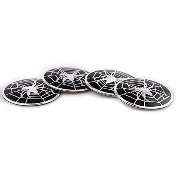 4 kpl 56 mm (2,2 tuumaa) Keskiöpeite Hämähäkinverkko Ympyränkaari 3D Stereo Alumiiniseos Pölynkestävä Ruostumaton Vanne