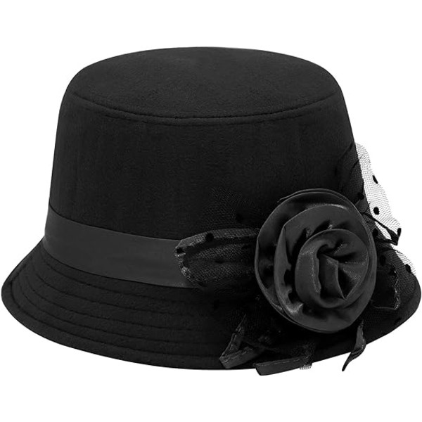 Dame filthat Cloche Hat Bowler Hat Bucket Hat