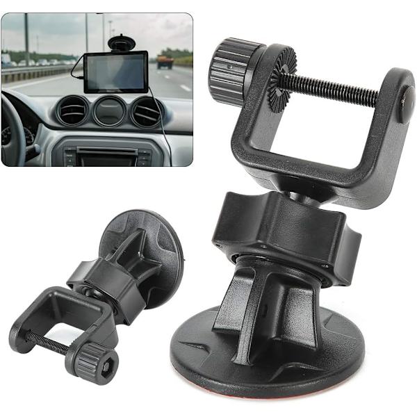 2 st Dash Cam-fäste, Mini Car Dash Cam-fäste Universal Adhesive Mount Holder, U-huvud, för fordon Vi