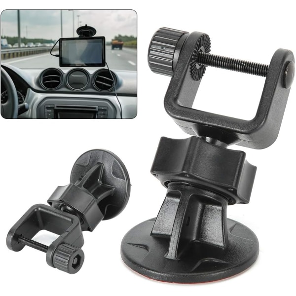 2Pcs Dash Cam Mount, Mini Car Dash Cam Mount Universal Adhesive Mount Holder, U Head, for Vehicle Vi