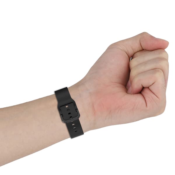 Kellon ranneke Samsung Galaxy Fit3 SM-R390 -kellolle (musta)