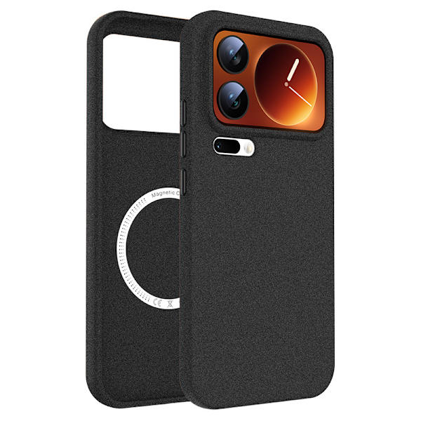 Fodral til Xiaomi 17 Pro Max, Blød Silikone (Sort)