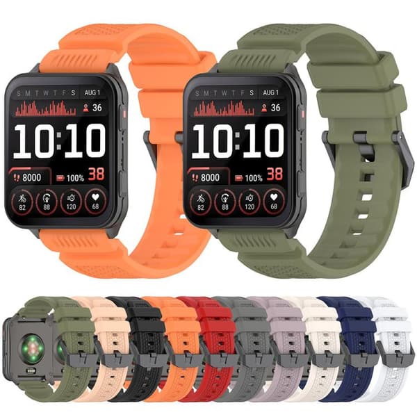 Udskiftningsrem til Garmin Venu X1 ensfarvet silikone stjernelys Starlight