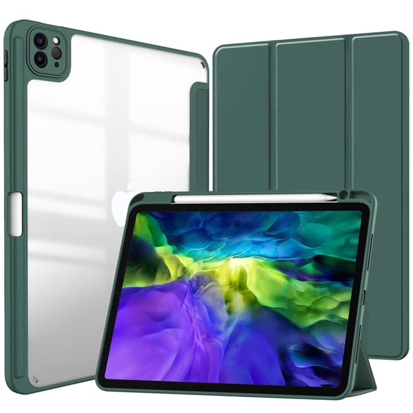 Skyddsfodral för iPad mini 4:e/5:e generationen 7,9 tum, klar akryl baksida