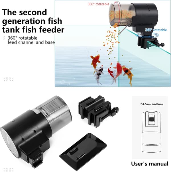 Fiskefoder Intelligent Timing Automatisk
