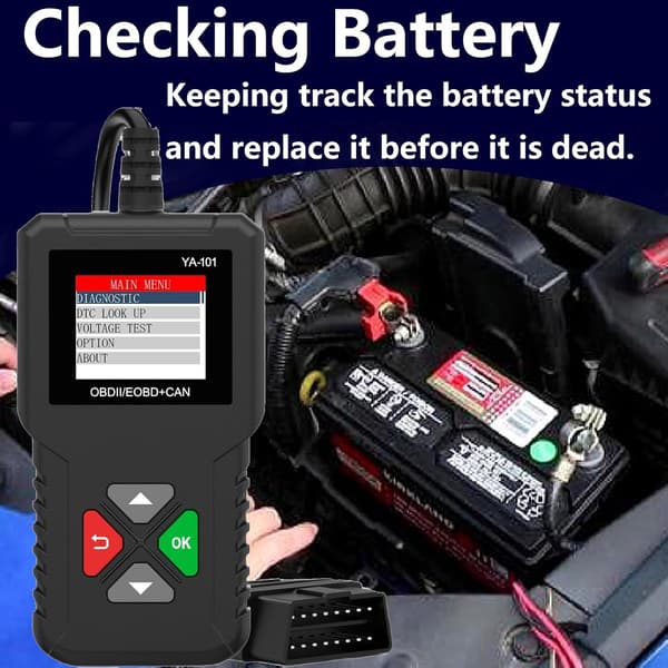 Bil diagnose YA-101 obd2 bil feilkode leser kort