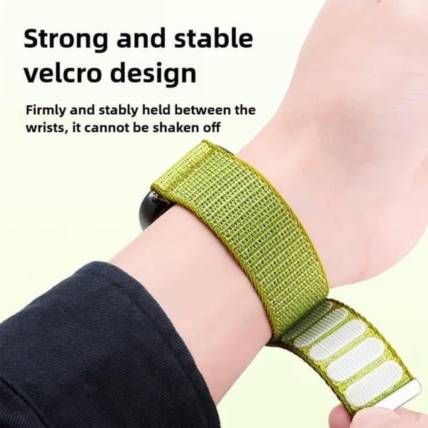 Urrem til Google Pixel Watch 4/3, vævet nylonrem - 41mm Black