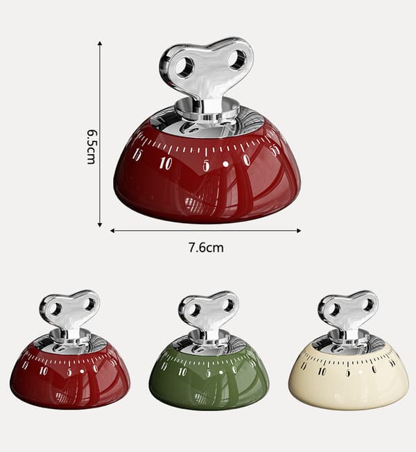 Magnetisk timer, studie-/kjøkkenbakepåminnelse (grønn)
