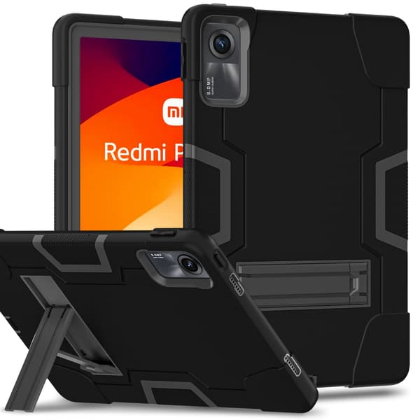 Etui til Xiaomi Redmi Pad Se 11-tommer Fuld Beskyttelse (Sort)