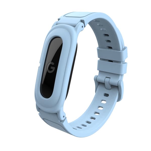 Klokkerem til Google Fitbit Air, ensfarget integrert TPU-armbånd Blue