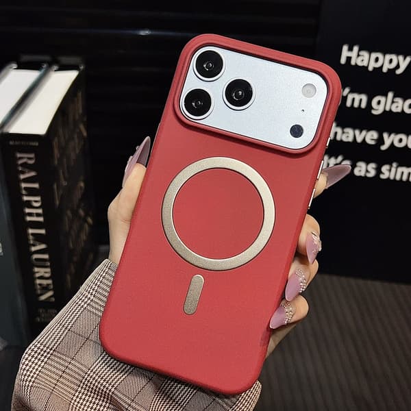 Telefoncover til iPhone 17 Pro Max Robust Stødsikkert Magnetisk Red