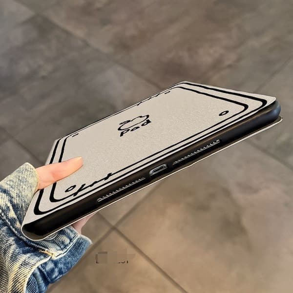 Fodral för iPad mini 7, Minimalist (vit)