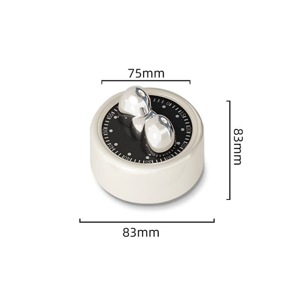 Magnetisk timer, studie-/køkkenbagepåmindelse (Minnie/hvid)