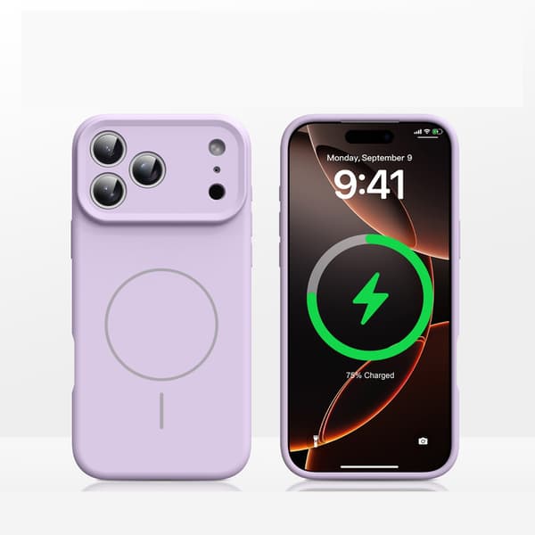 Telefoncover til iPhone 17 Pro Max Stødsikkert Robust Magnetisk Purple