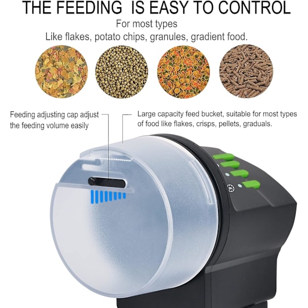 Fiskefoder Intelligent Timing Automatisk Fodring #01