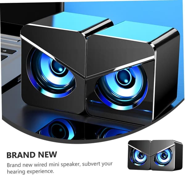 Mini kablet USB computerhøjttaler subwoofer computerlyd