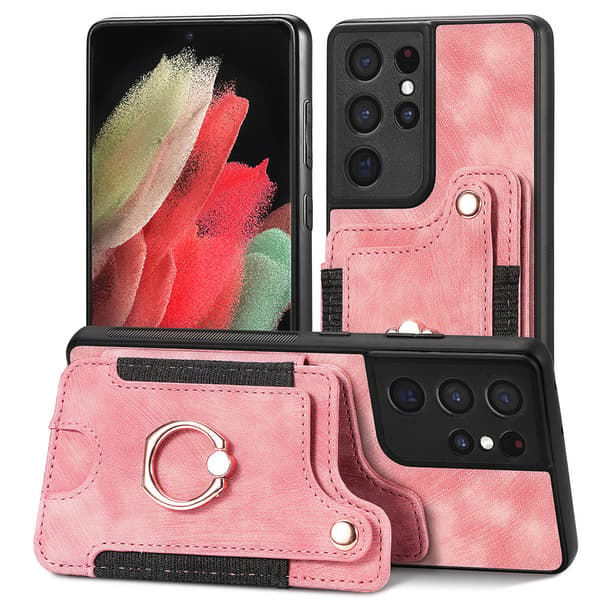 Telefondeksel til Samsung Galaxy S25 Ultra med stropp Støtsikkert Robust Full Dekning Blue