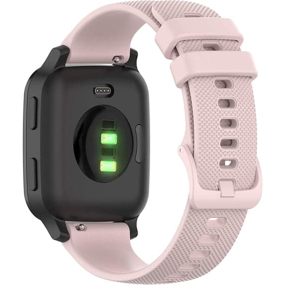 Udskiftningsrem til Garmin Venu Sq til kvinder og mænd 20mm Pink Pink