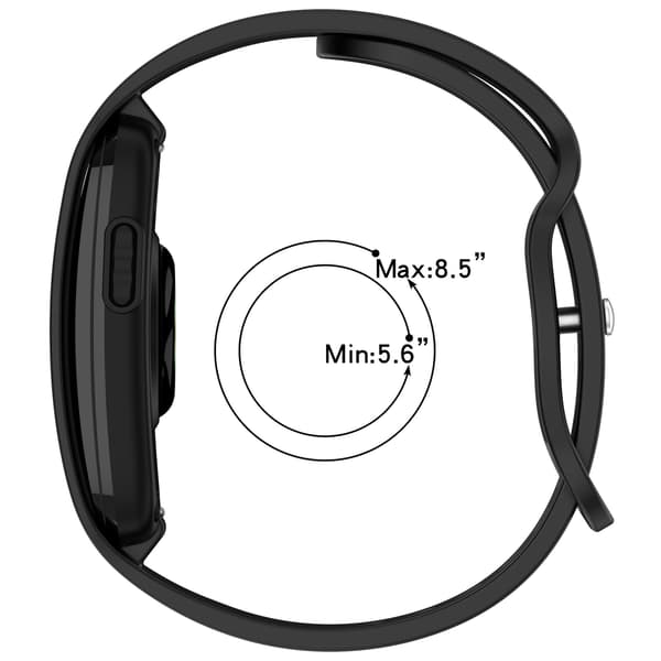 Klokkerem til Garmin CIRQA Smart Band, silikonrem