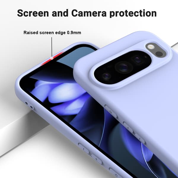 Fodral för Google Pixel 11 Pro Stötsäkert, Smalt Flytande Silikonmaterial Blue