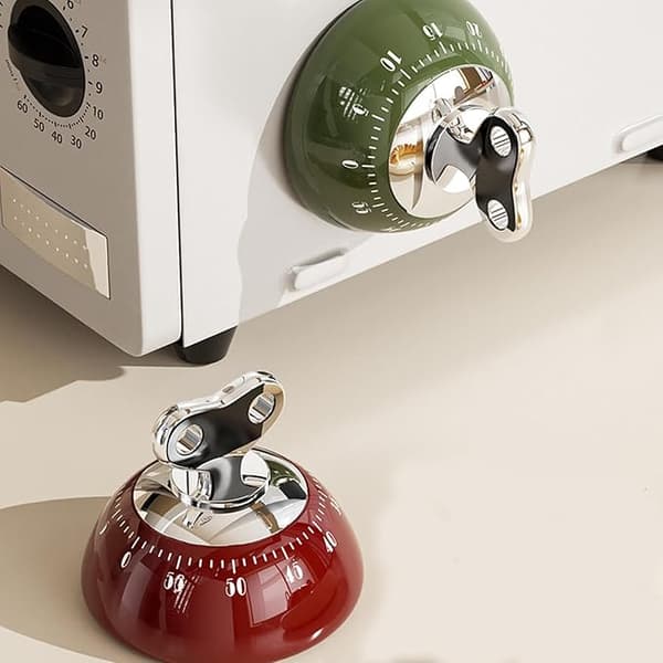 Magnetisk timer, studie-/kjøkkenbakepåminnelse (grønn)