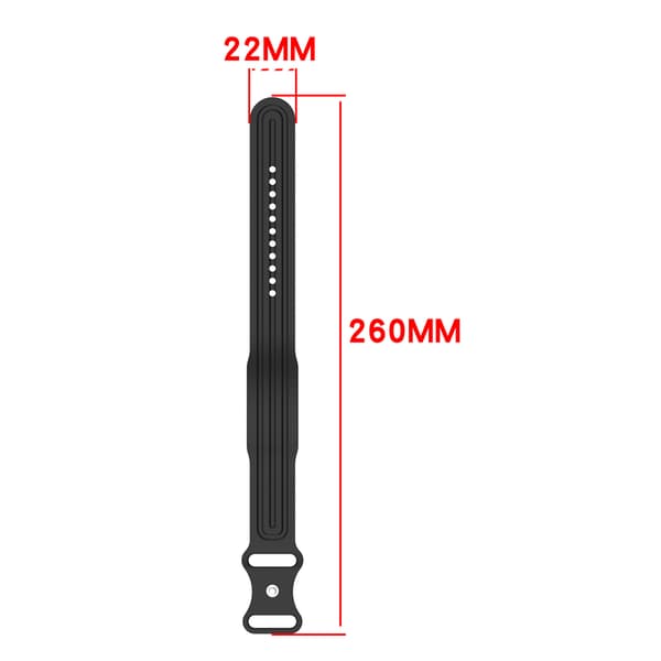 Klokkerem til Garmin CIRQA Smart Band, silikonrem