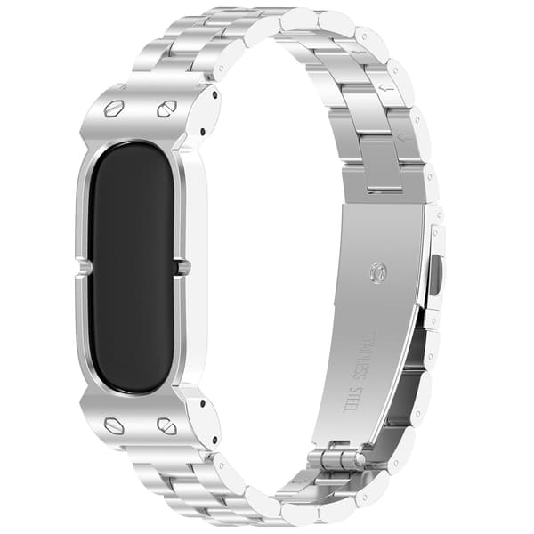 Klockarmband för Google Fitbit Air, metallarmband Silver