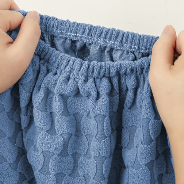 Delt kontorstolovertrekk, høy elastisitet Dark Blue