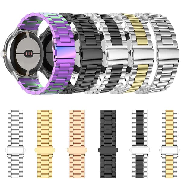 Urrem til Google Pixel Watch 1/2, holdbar håndledsrem i rustfrit stål -41mm Style 5