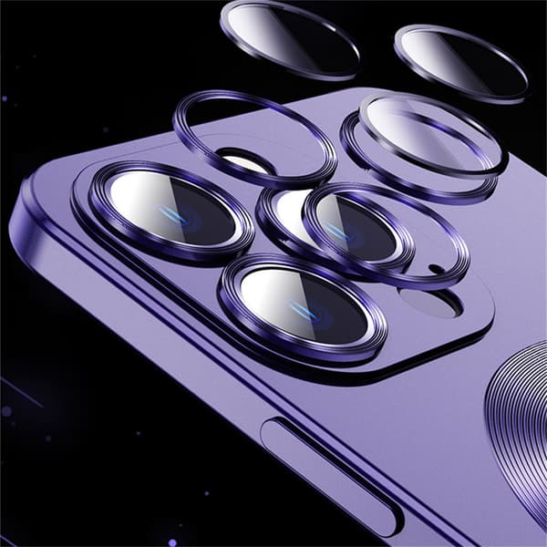 Telefoncover til iPhone 16 Pro Max Stødsikkert Magnetisk Silver