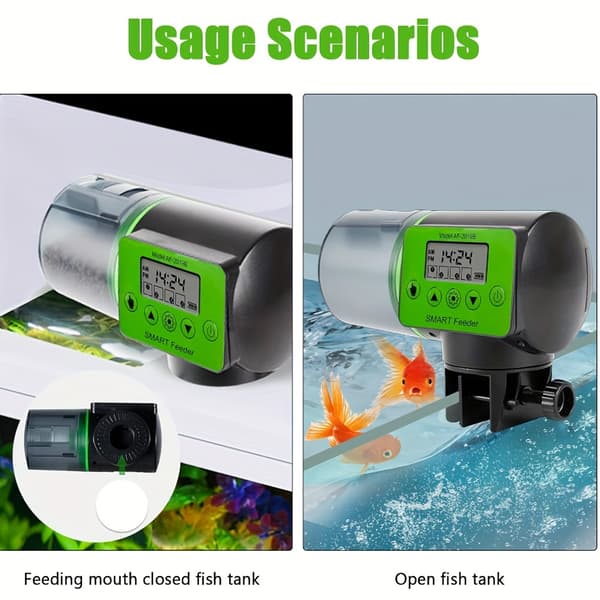 Fiskefoder Intelligent Timing Automatisk Fodring