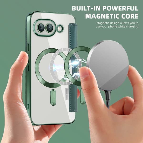 Telefonfodral för Google Pixel 10 Pro XL RFID Plånbok Linsskydd Magnetisk Gray