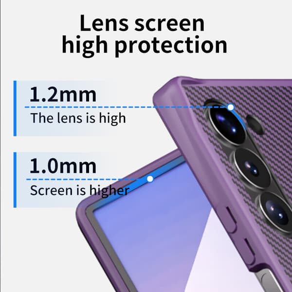 Telefondeksel til Samsung Galaxy Z Fold 6 Magnetisk Ringstativ Trådløs Lading Støtsikkert Robust Gray