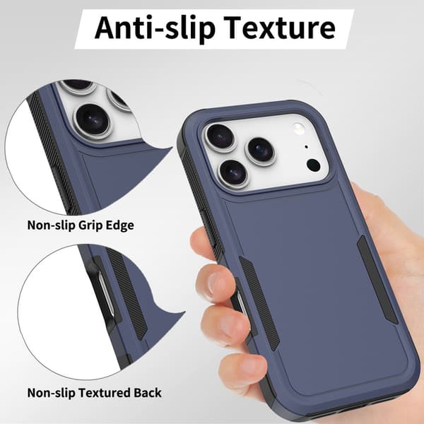 Telefoncover til iPhone 17 Pro Max Hybrid Stødsikkert Robust Red