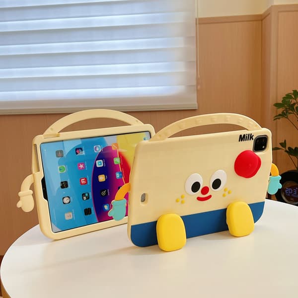 Futteral til iPad mini 6, tegneseriedesign, silikon