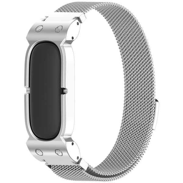 Klokkerem til Google Fitbit Air, metall magnetisk spenne armbånd Black