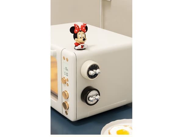 Magnetisk timer, studie-/kjøkkenbakepåminnelse (Minnie/hvit)