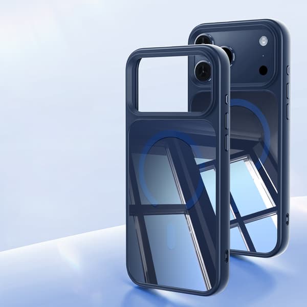 Telefoncover til iPhone 17 Pro Max Hybrid Stødsikkert Magnetisk Robust Blue