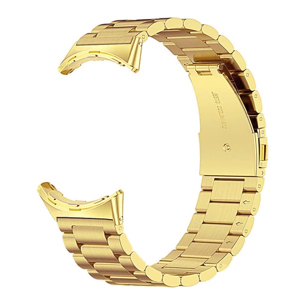 Urrem til Google Pixel Watch 1/2, holdbar håndledsrem i rustfrit stål -41mm Gold