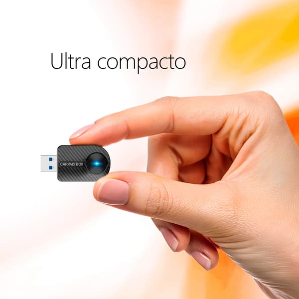 Mini langaton 2-in-1 CarPlay Android Auto -sovitin USB-C