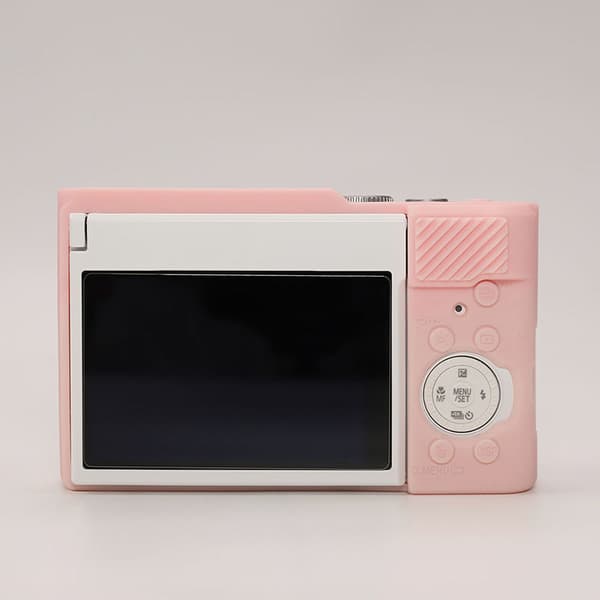 Etui til Panasonic ZS99/TZ99, blødt silikonemateriale Rose Red