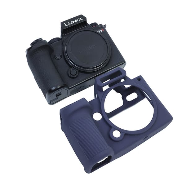Etui til Panasonic S5II/S5M2/S52 kamera, mykt silikonmateriale Deep Blue