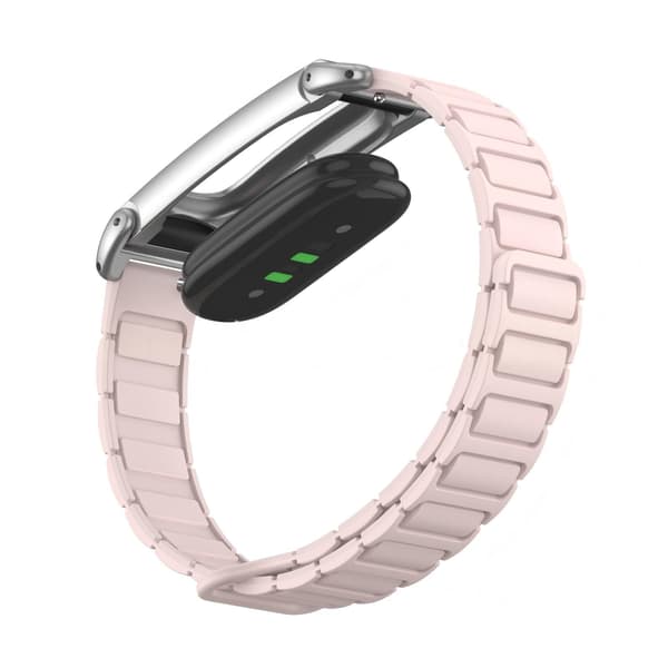 Urrem til Google Fitbit Air, magnetisk silikone armbånd Pink