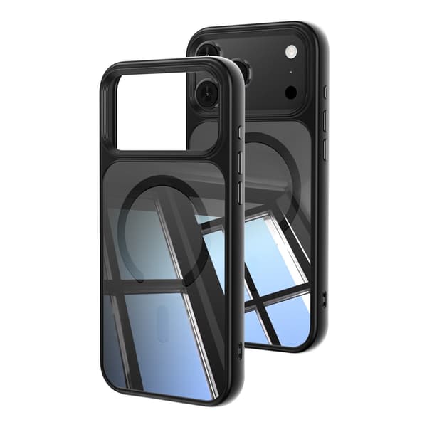 Telefoncover til iPhone 17 Pro Max Hybrid Stødsikkert Magnetisk Robust Black