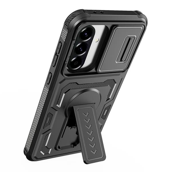 Etui til Samsung Galaxy A26, støtsikkert med støtte Black