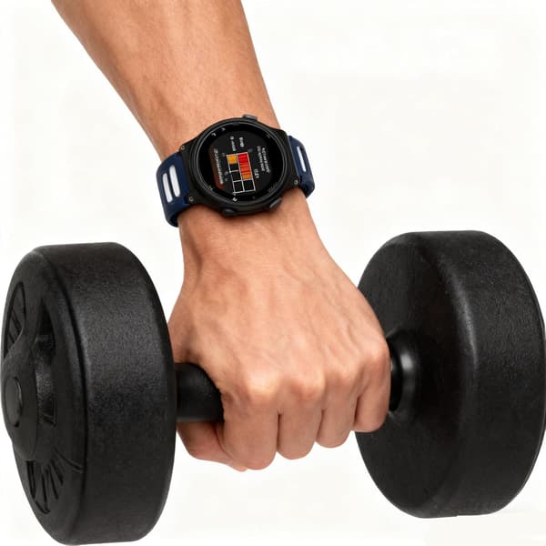Udskiftningsrem til Garmin Approach S20/Approach S5/S6 Blå hvid Blue white